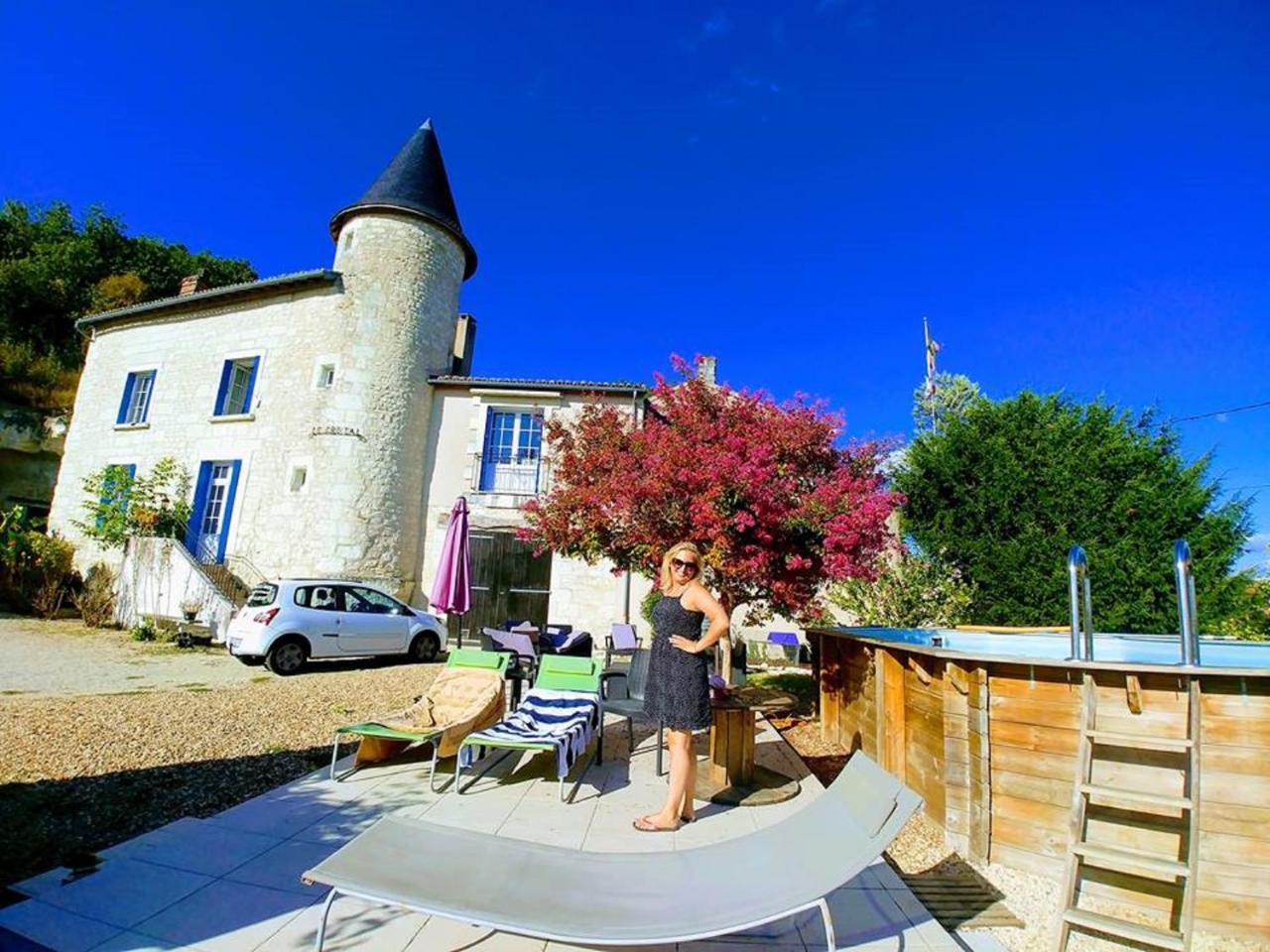 לינה וארוחת בוקר Beaumont  Manoir Le Cristal " Les Entrees Du Futuroscope A Petit Prix מראה חיצוני תמונה